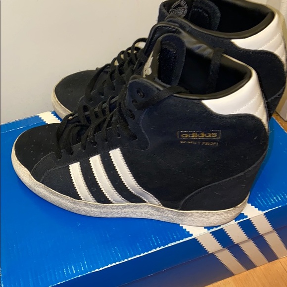 adidas basket profi heel wedge sneaker adidas basket profi heel wedge sneaker